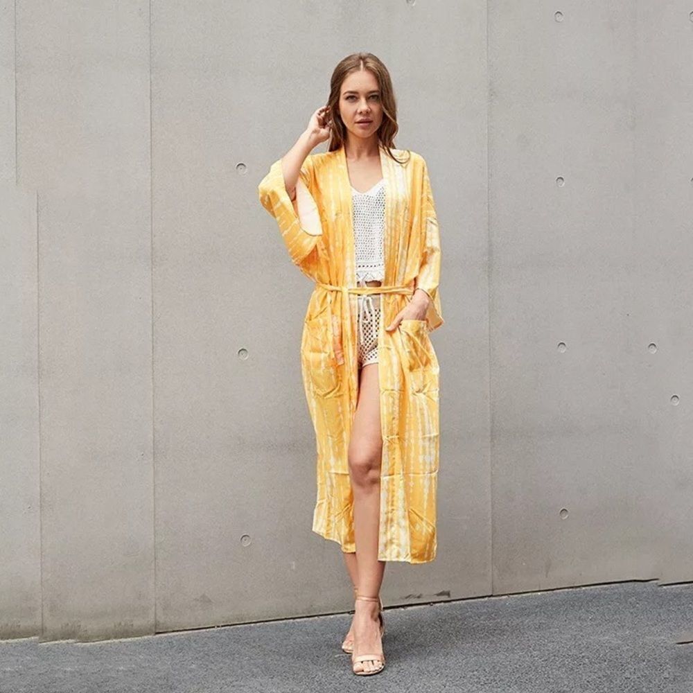 Long Sleeve Duster/Kimono - NWOT